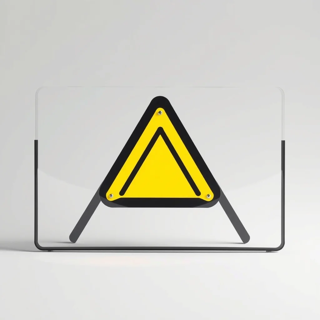 Reflective Warning Sign